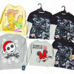 Disney Kids Sweaters - Yellow, Gray, Black, Red